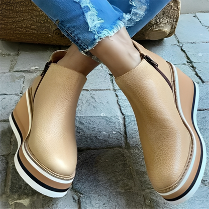 Lyana - Dámské zimní kotníkové boty se zipem