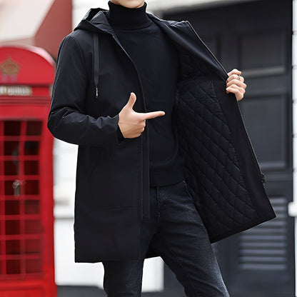 Derren - Komfortowa, lekka kurtka męska z kapturem