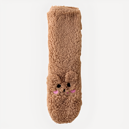 Judith - Edle Winterbodysocken aus Samt für Frauen