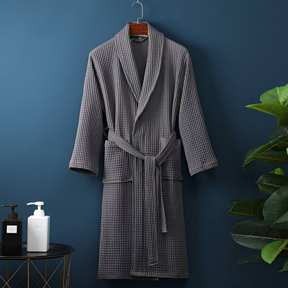 Dunstan - Wygodny bawełniany szlafrok dla mężczyzn