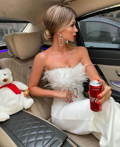 Frola - Eleganter Overall mit Bustier-Oberteil