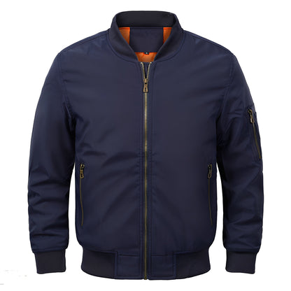 Maynerd - Herren-Bomberjacke mit Taschen und Reißverschluss