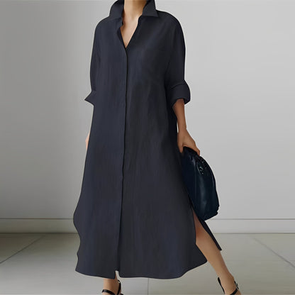 Patricia - Komfortables Oversize-Hemdkleid für Damen