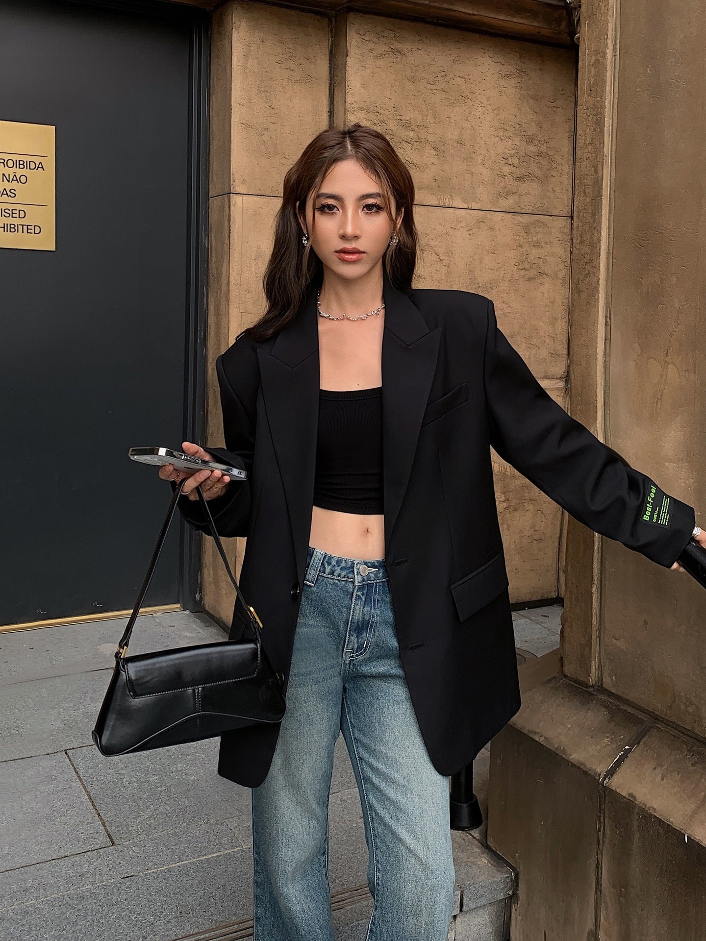 Shaye - Blazer décontracté pour femme au look classique