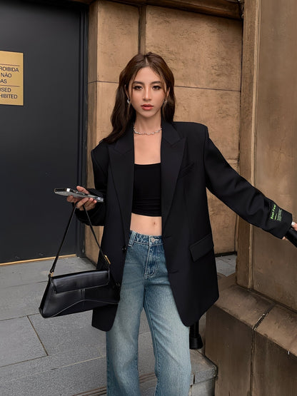 Maddison - Stylish classic women's blazer in oversized look