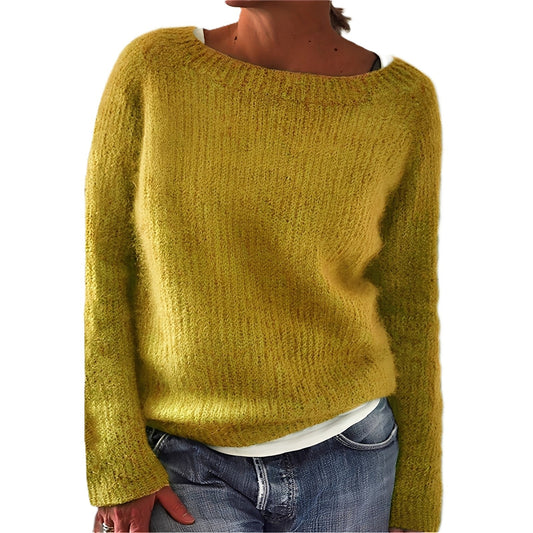 Angelia - Gemütlicher, warmer Damenpullover aus weichem Gestrick
