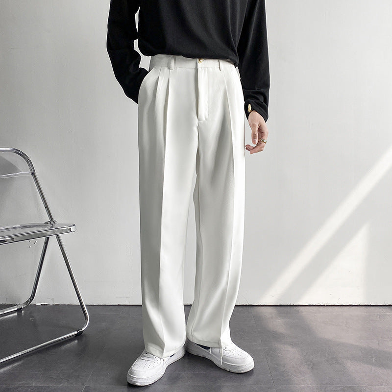 Caleb - Schicke, locker geschnittene, gerade Herrenhose
