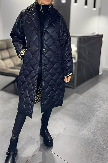 Beverly - Elegancka, luźno skrojona kurtka puchowa damska