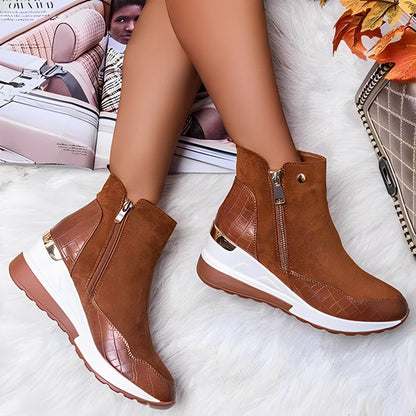 Yancy - Comfortable everyday ankle boots for women