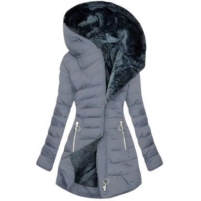 Helena - Kuschelige Damenjacke mit Kapuze