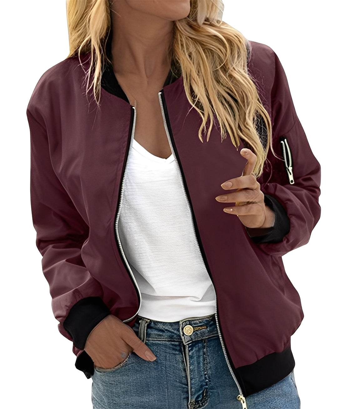 Angelle - Veste bomber femme confortable et à la mode