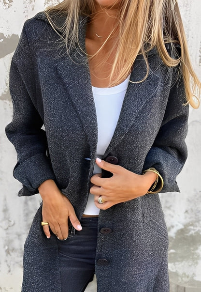 Izabelle - Long and comfortable women's knit cardigan