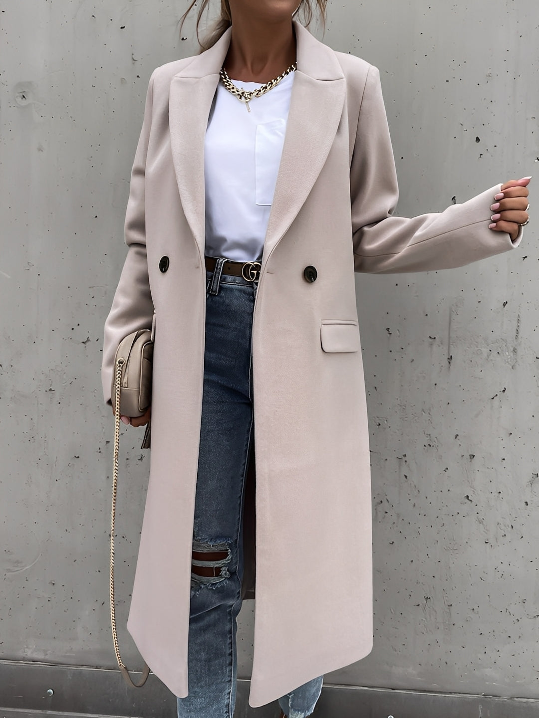 Moriah - Elegant and warm wool coat for women