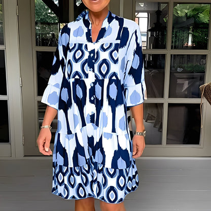 Floriane - Lässiges Kleid mit Print für Damen