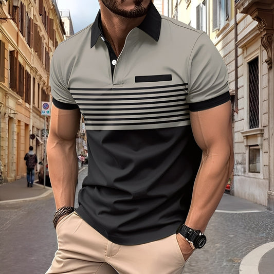 Rayden - Stilvolles Herren-Polo mit Streifen