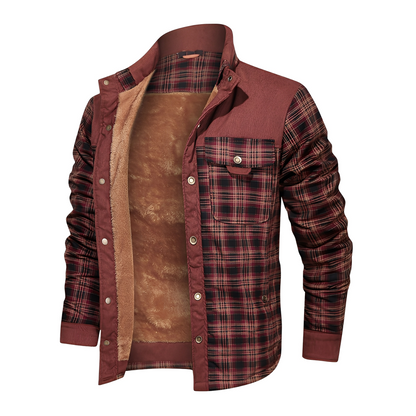 Harmon - Elegancka kraciasta marynarka męska