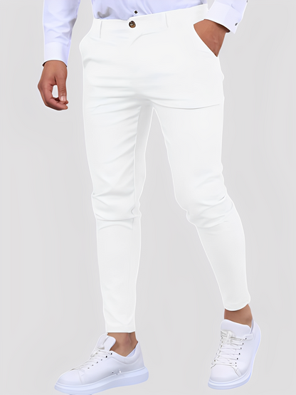 Shelton - Pantalon homme confortable et extensible avec coupe slim