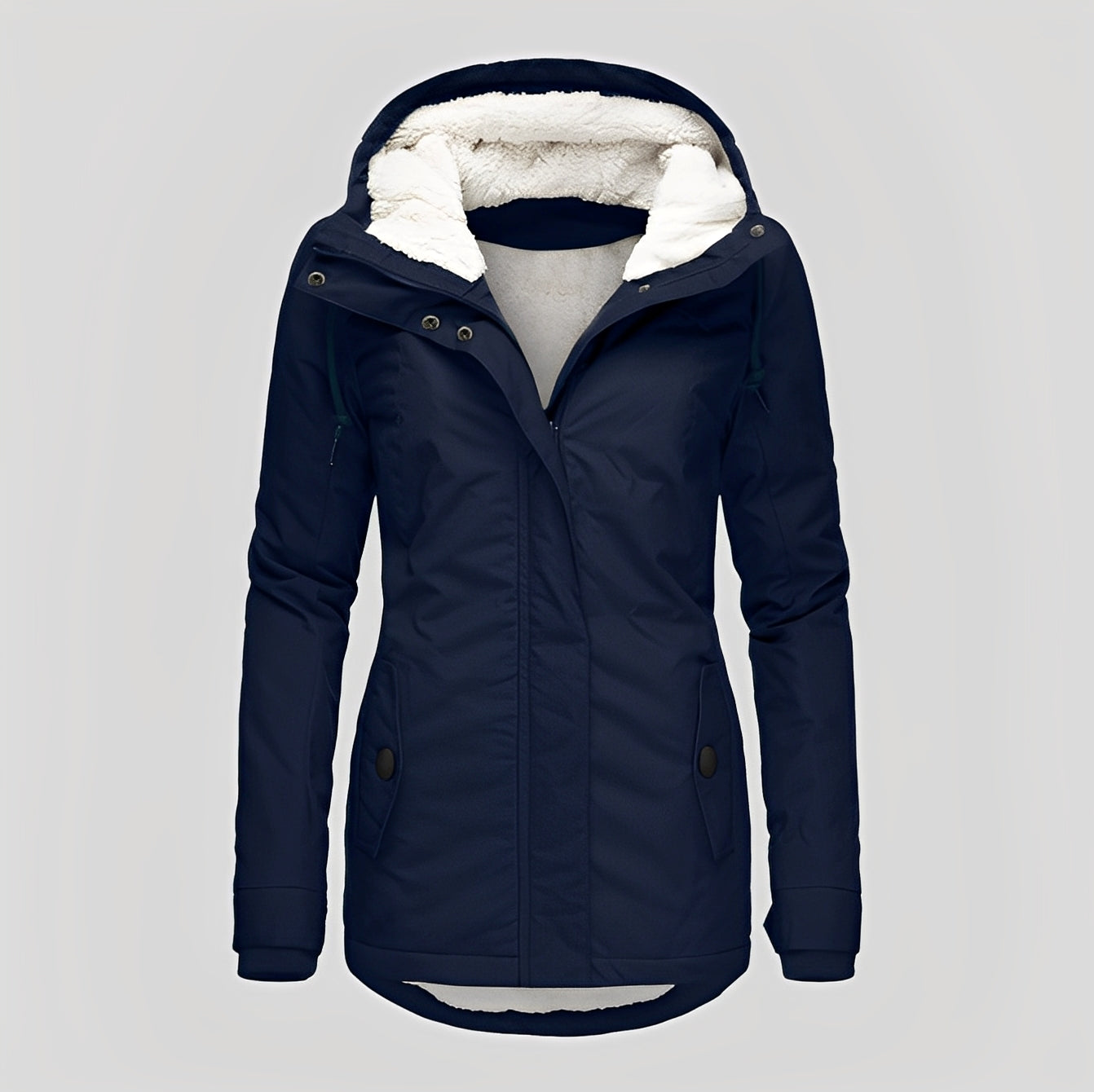 Melba - Warme, wasserdichte Damenjacke mit Kapuze