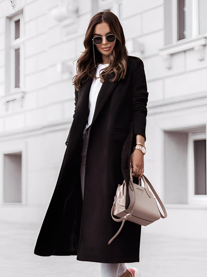 Haylie - Pretty Women's Wool Coat with Belt