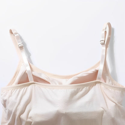 Elfrieda - Luftiges, angenehmes Top mit integriertem BH für Damen