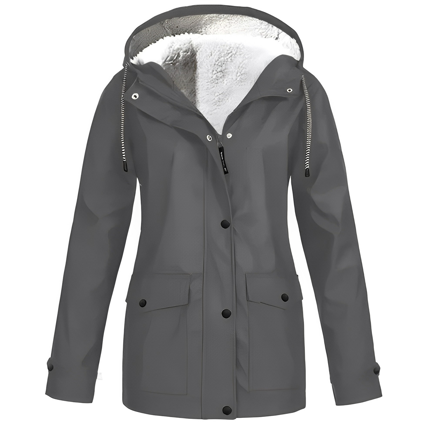 Sherlyn - Damen-Outdoorjacke mit Kapuze und weichem Innenfutter