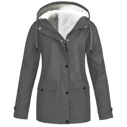Sherlyn - Damen-Outdoorjacke mit Kapuze und weichem Innenfutter