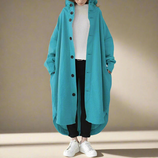 Jennica - Langer, lässiger Damen-Trenchcoat