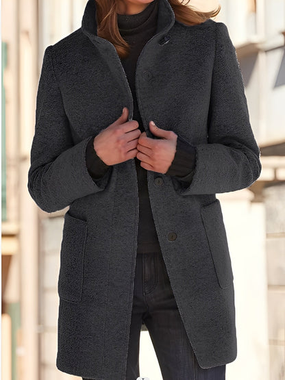 Michele - Windproof Women's Wool Coat