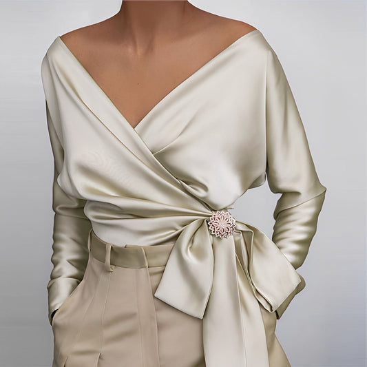 Evalyn - Elegante Damenbluse aus Seide
