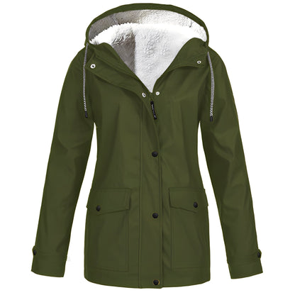 Abbigail - Versatile, waterproof women's jacket with fleece lining