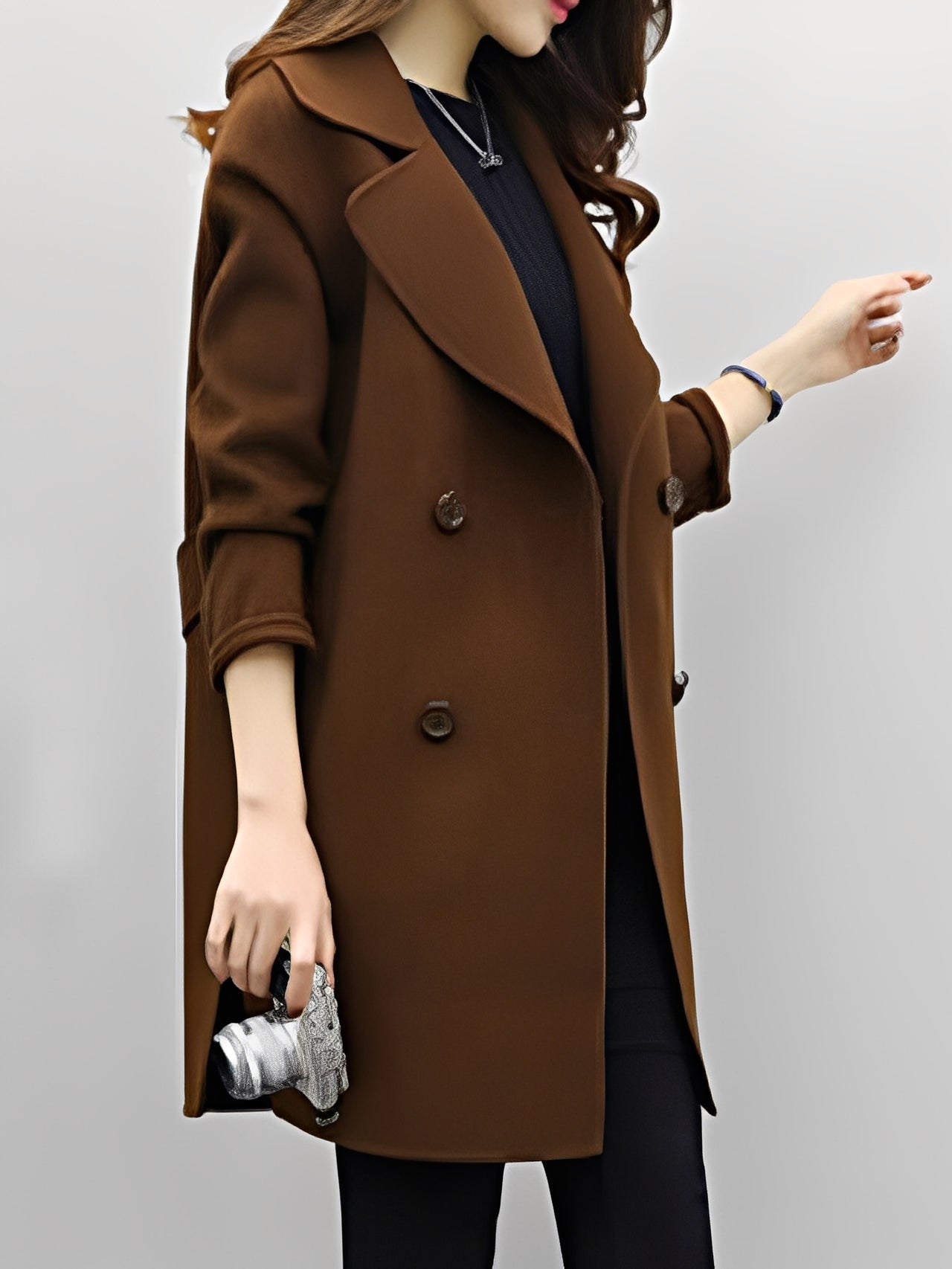 Nichole - Trench-coat élégant pour femme à double rangée