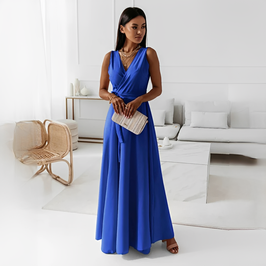 Quiana - Schickes Damenkleid mit V-Ausschnitt