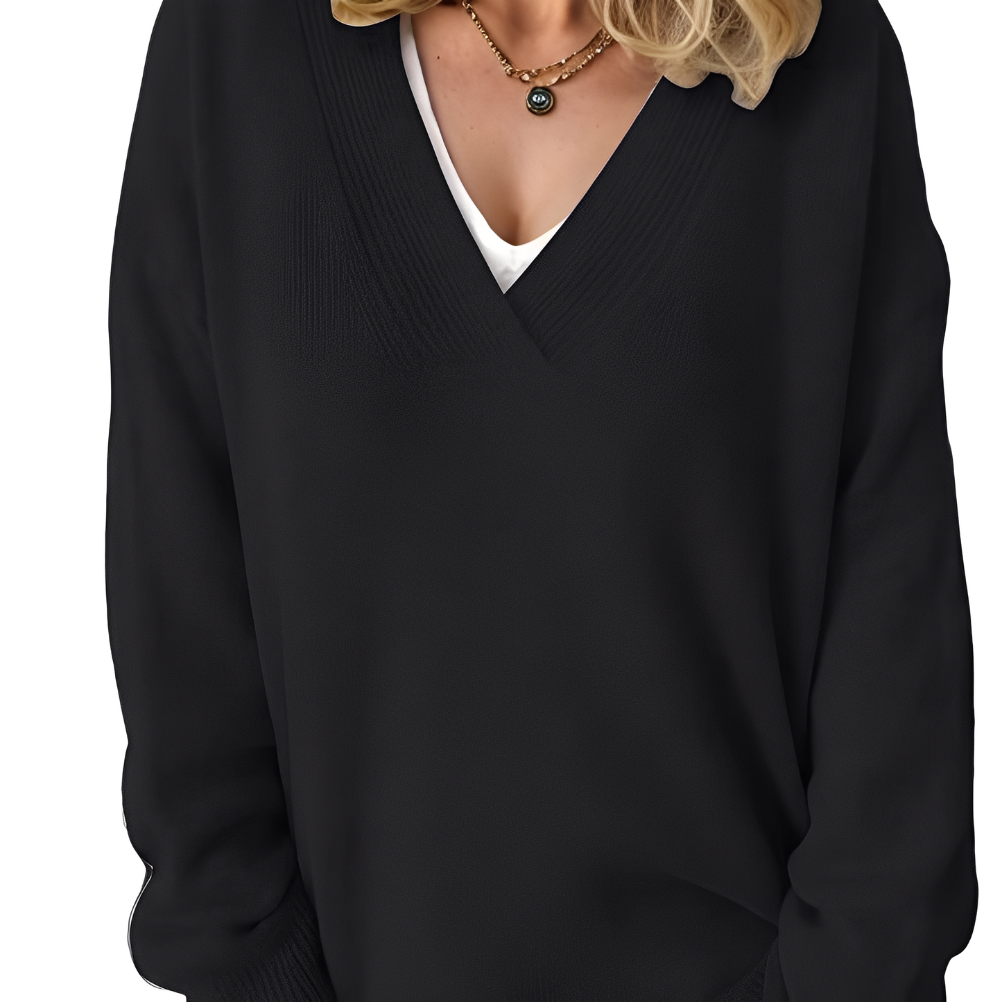 Cherie - Modny ciepły sweter damski