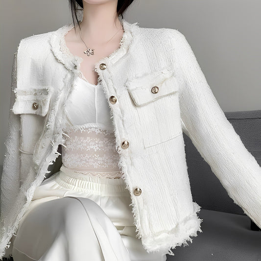 Rexanne - Moderne kurze Damenjacke mit Taschen