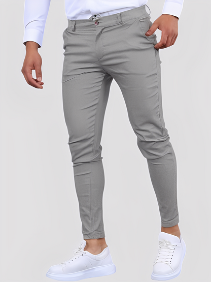 Shelton - Pantalon homme confortable et extensible avec coupe slim