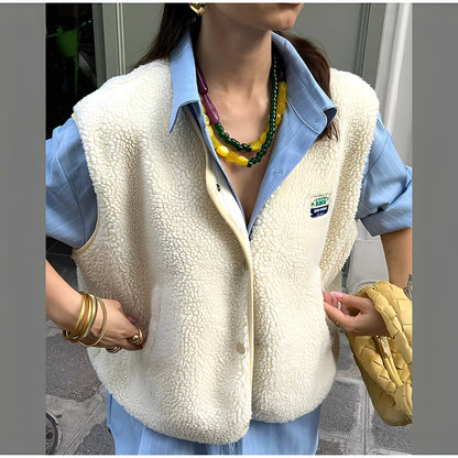 Bénédicte - Pohodlná dámská fleecová vesta