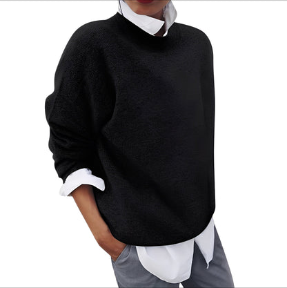 Elianna - Wygodny, luźny sweter damski