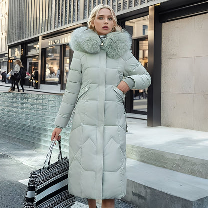 Rachel - Damenmantel mit schlankem Schnitt und stilvoller Kapuze