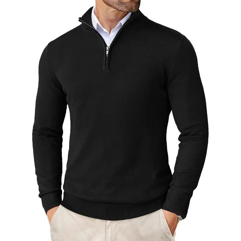 Bowen - Modern men's sweater with zipper