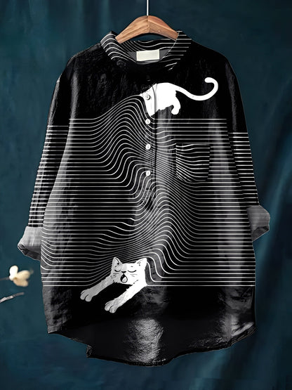 Gwenaël - Klassische Damen-Langarmhemden