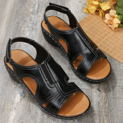 Duana - Bequeme Damen-Sandalen mit Luftpolster-Absatz