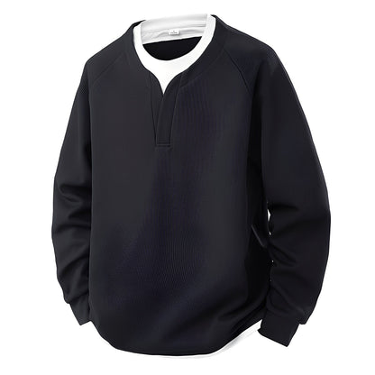 Dayton - Elegant, modern men's waffle sweater