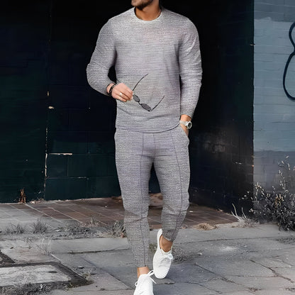 Dillan - Comfortable Slim-Fit Set for Men in Waffle Style