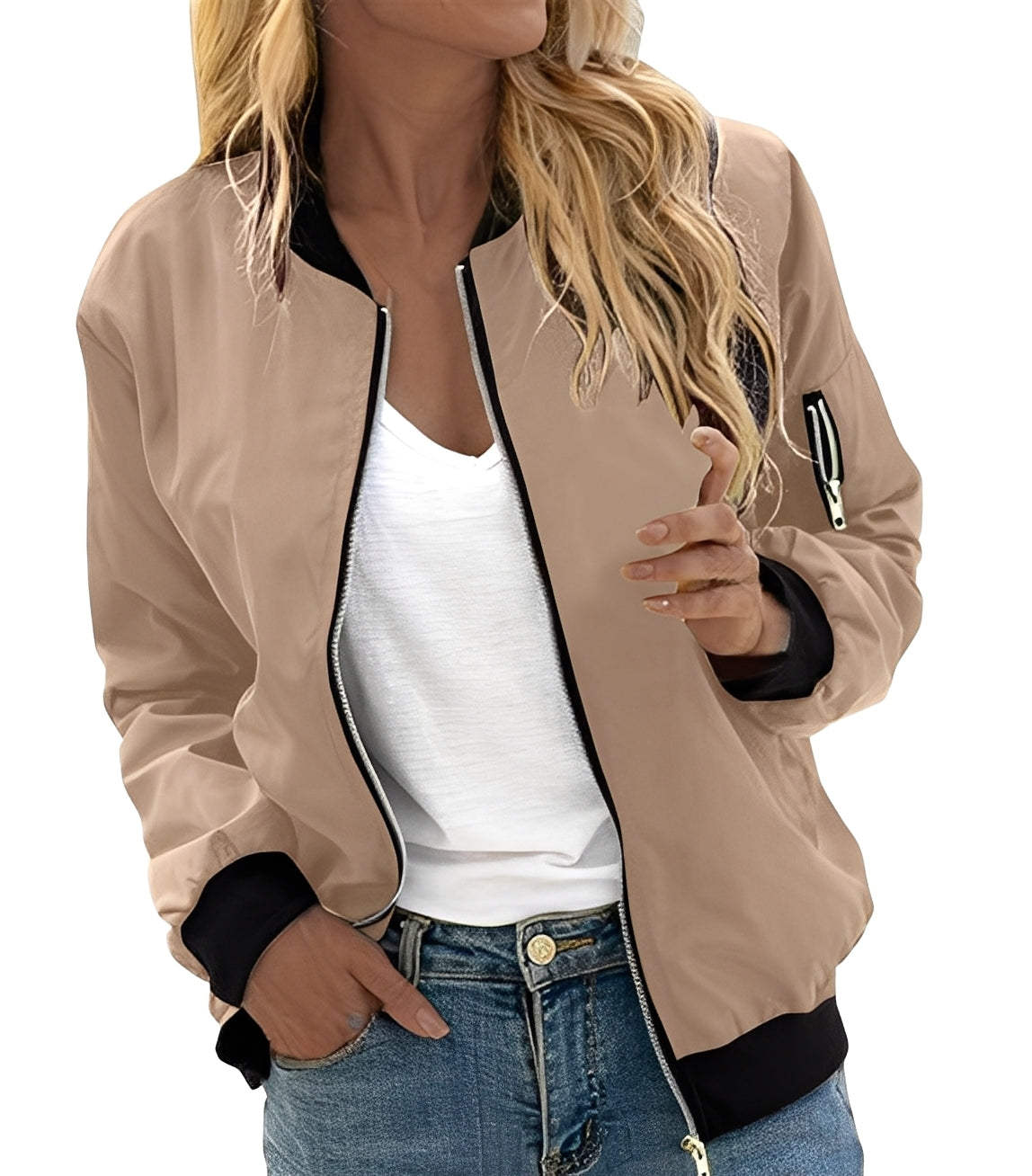 Angelle - Veste bomber femme confortable et à la mode