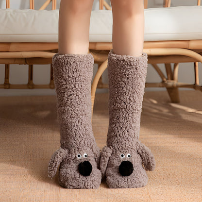 Krystelle - Elegant, cute, warm house socks for women