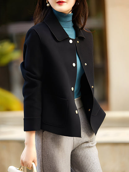 Meade - Modische, warme Damenjacke mit Knöpfen