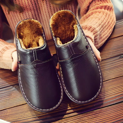 Jasper - pantofole da uomo con design morbido e foderato in pelliccia