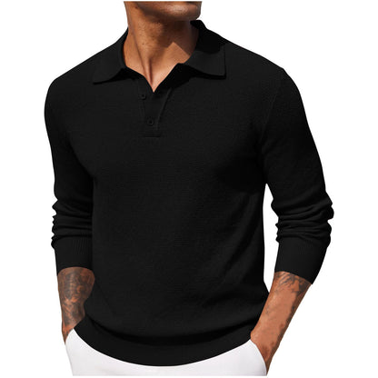 Jerrod - Elegante polo para hombre con mangas largas
