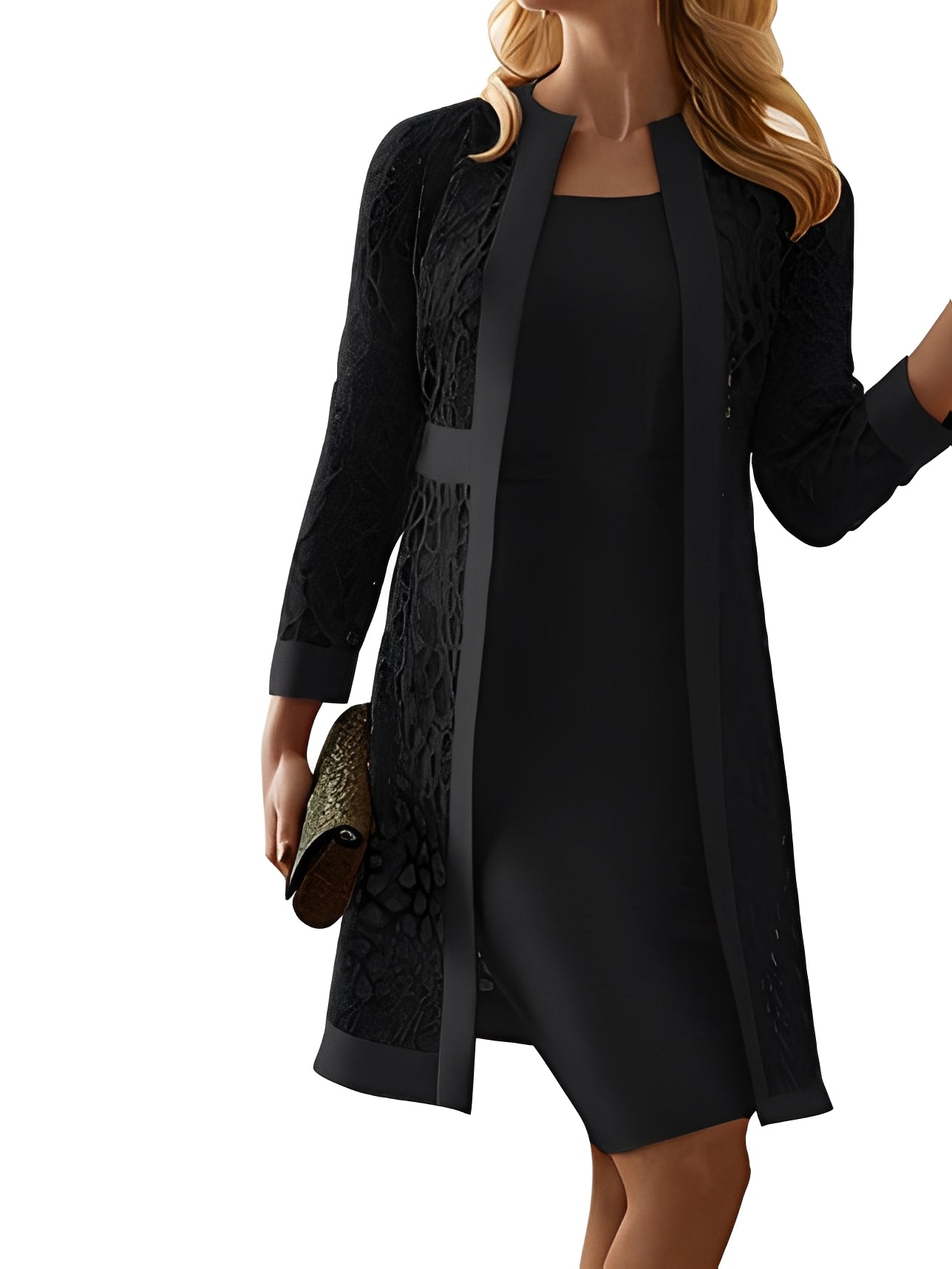 Amira - Trendiges zweiteiliges Damenkleiderset