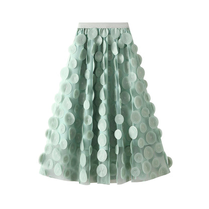Haylee - Schicker Mesh-Midirock für Damen